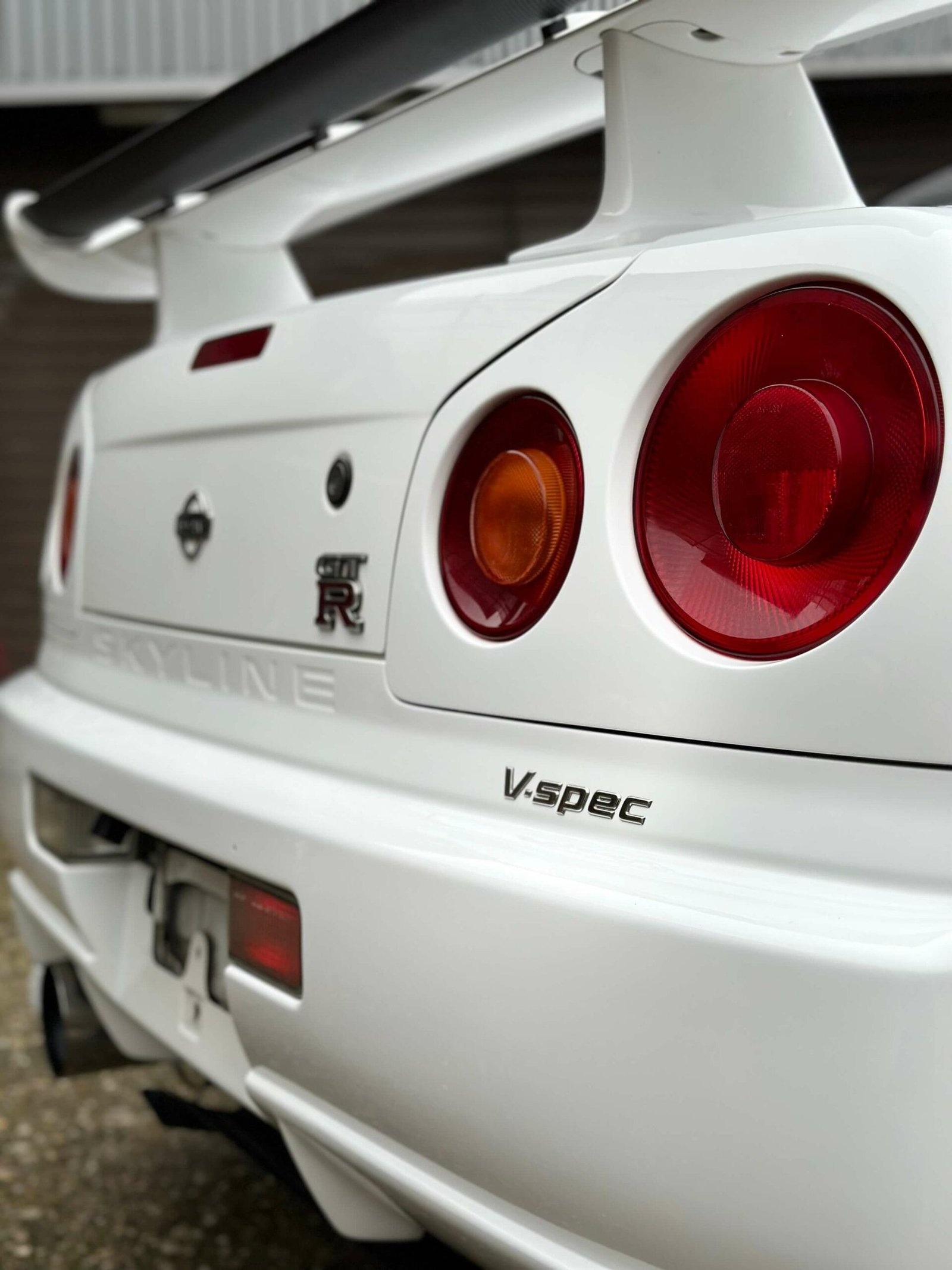 Nissan GT-R Heckleuchten und Lackdetail